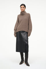 Wally Boot | Espresso Woven Leather