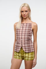 Una Top | Tuscany Plaid