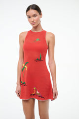 Marea Coverup Dress | Riviera Flame