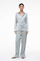 Nami Pant | Silver Sage Plisse