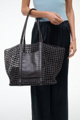 Getaway Hand - Knotted Tote Bag | Espresso