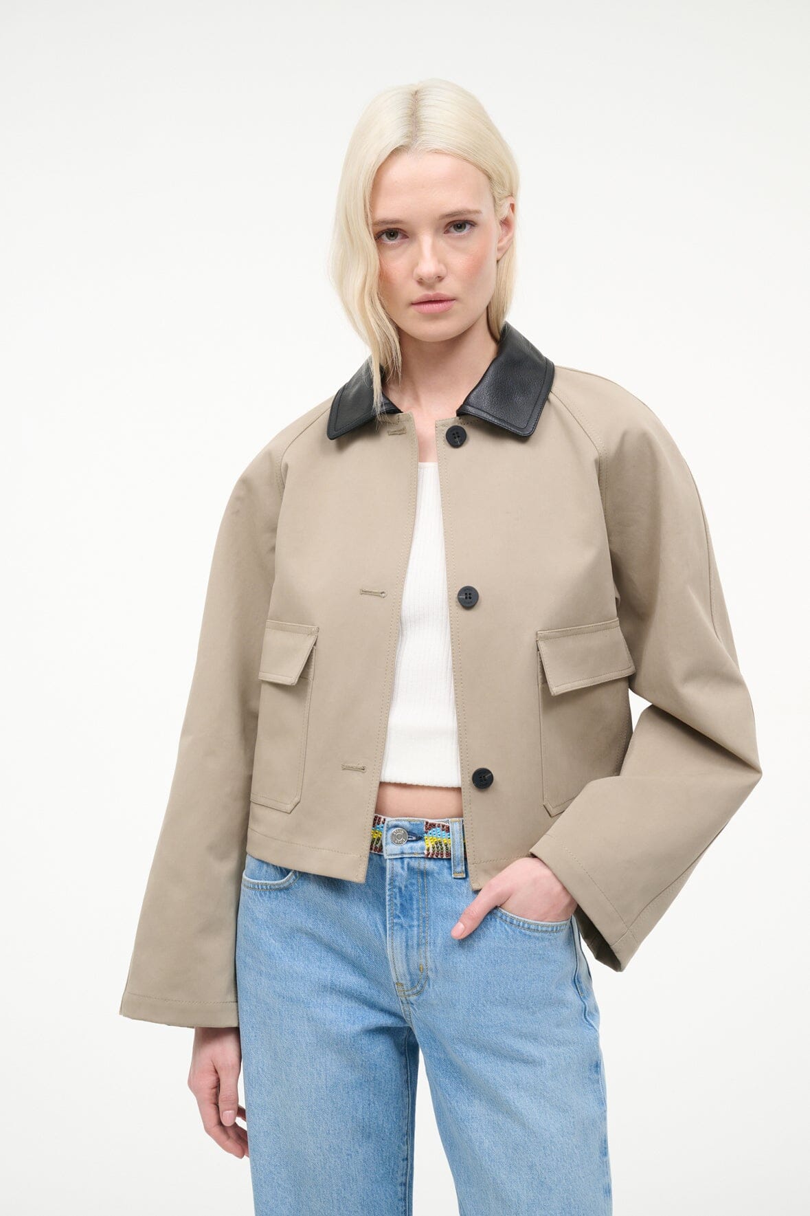 Jonah Cropped Jacket | Riverstone