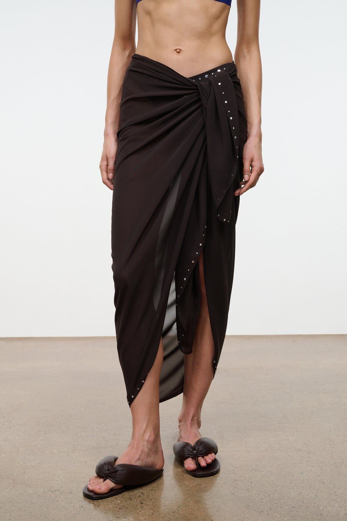 Inlet Sarong | Espresso Studs