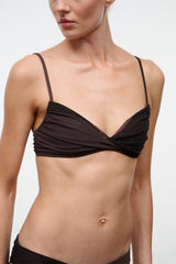 La Mer Bikini Top | Espresso Dark Chocolate
