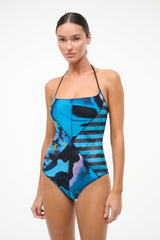 Laird Mesh One - Piece | Blue Haze Multi