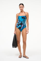 Laird Mesh One - Piece | Blue Haze Multi