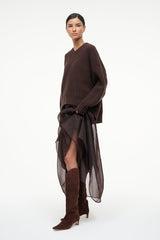 Western Wally Boot | Mahogany Suede