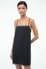 Laura Mini Coverup Dress | Black