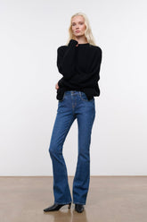 Kyle Stretch Flare Jean | Stone Blue