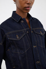 Glen Denim Jacket | Indigo