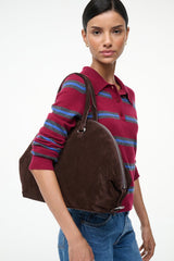 Hester Satchel | Espresso Suede