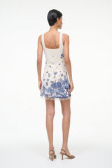 Le Sable Dress | Blue Toile