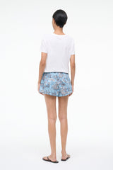 Paddle Coverup Short | Sky Toile
