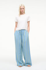 Mateo Linen Pant | Seaport Stripe