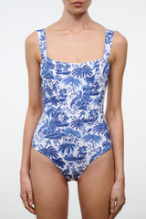 Adelaide One - Piece | Blue Toile