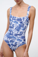 Adelaide One - Piece | Blue Toile