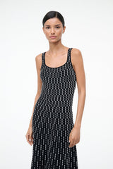 Ellison Dress | Black Geo