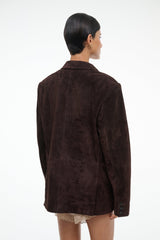 Natalie Suede Jacket | Espresso