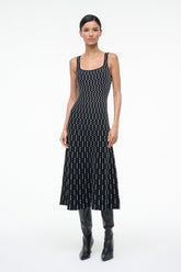 Ellison Dress | Black Geo