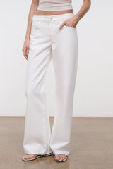 Gus Relaxed Jean | White
