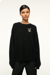 CUSTOM Kmsumu x C.BONZ SERRANO CASHMERE SWEATER | BLACK