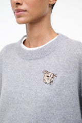 CUSTOM Kmsumu x C.BONZ SERRANO CASHMERE SWEATER | HEATHER GREY