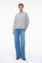 CUSTOM Kmsumu x C.BONZ SERRANO CASHMERE SWEATER | HEATHER GREY