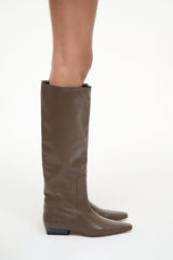Wally Flat Boot | Truffle