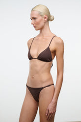 Sisley String Bikini Bottom | Dark Chocolate