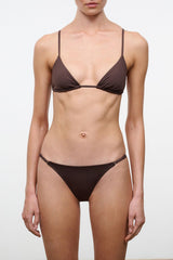Sisley String Bikini Bottom | Dark Chocolate