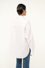 CUSTOM Kmsumu x C.BONZ CLASSIC OVERSIZED SHIRT | WHITE