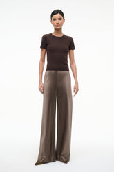 Stroll Silk Pant | Truffle