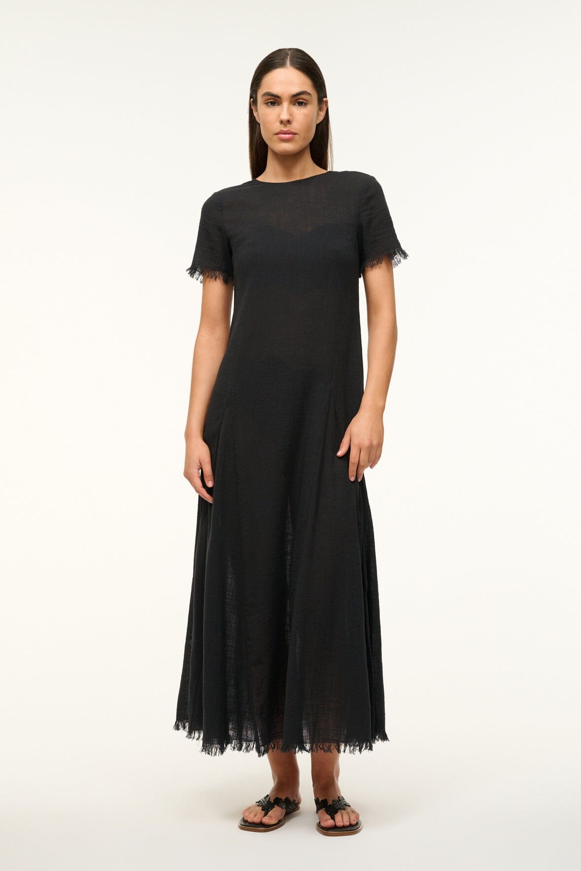 Le Havre Coverup Dress | Black