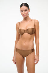 Jo Balconette Bikini Top | Bronze