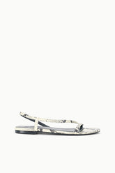 Louden Sandal | White Snake