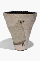 Ceramic Sheep Vase | Cone