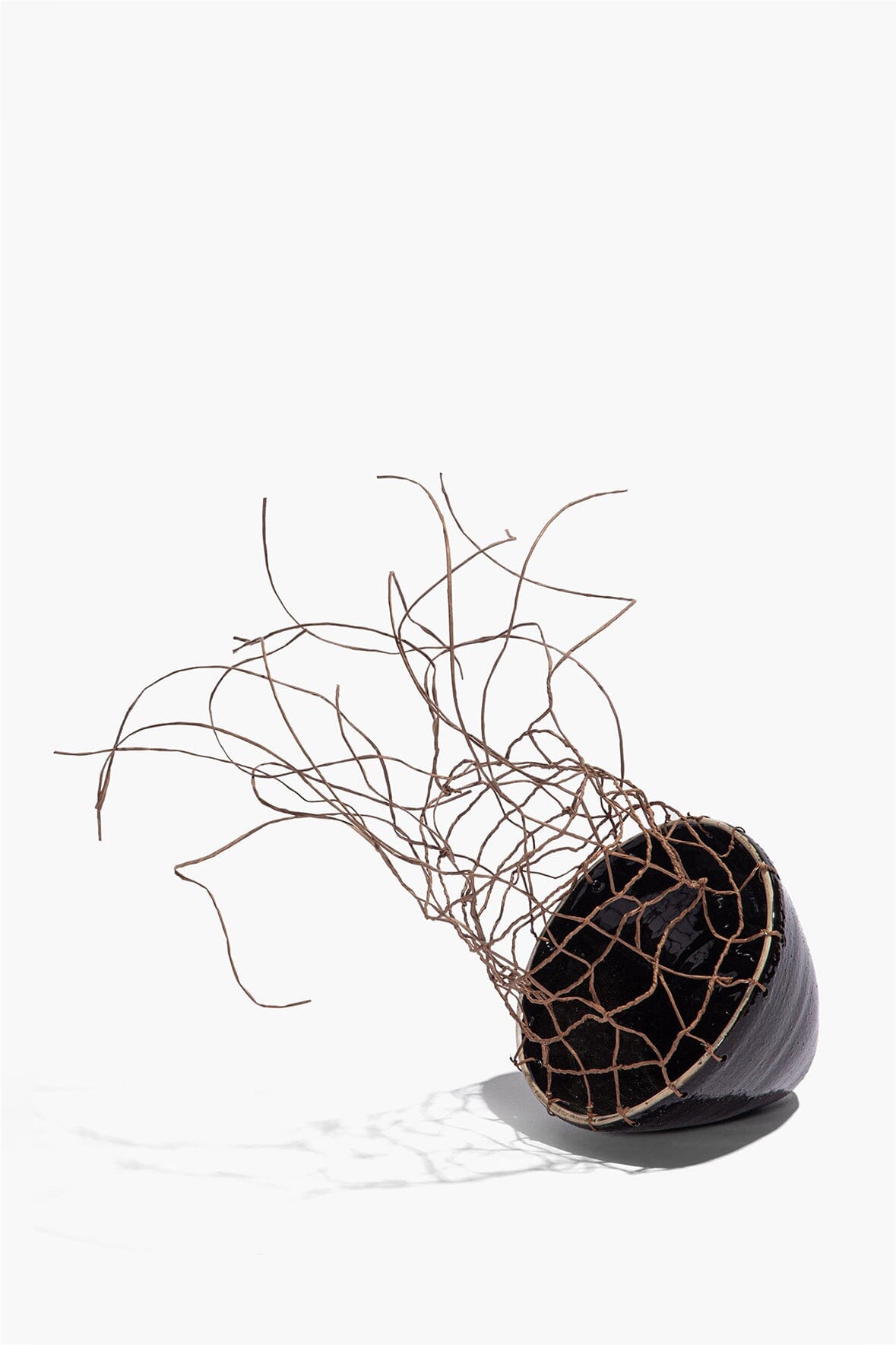 Organic Woven Cone | Ceramic Twine