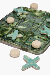 Ceramic Tic Tac Toe | Earth Glaze