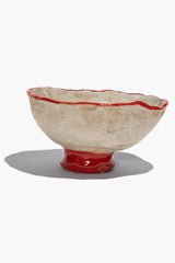 Ceramic Mushroom Candle | Natural Red