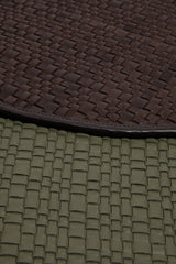 Gentry Leather Placemat | Moss