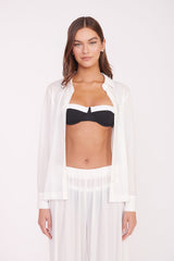 Marza Coverup Pant | White