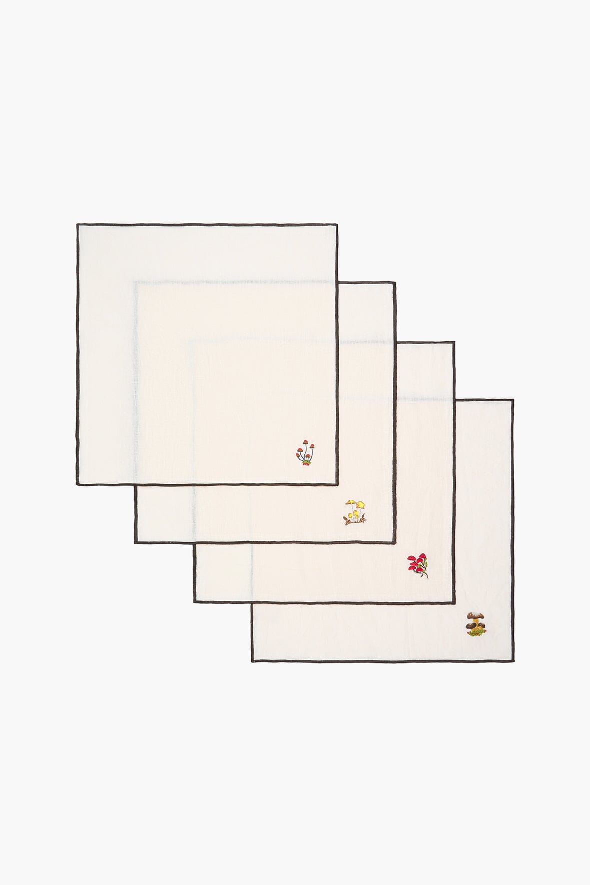 Gala Embroidered Napkins | Natural