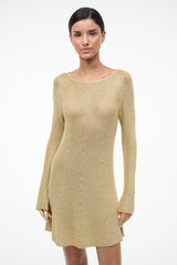 Nikitta Mini Dress | Gold