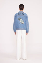 Oversized Ryan Denim Jacket | Medium Wash