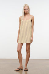 Irena Silk Dress | Monday Stripe
