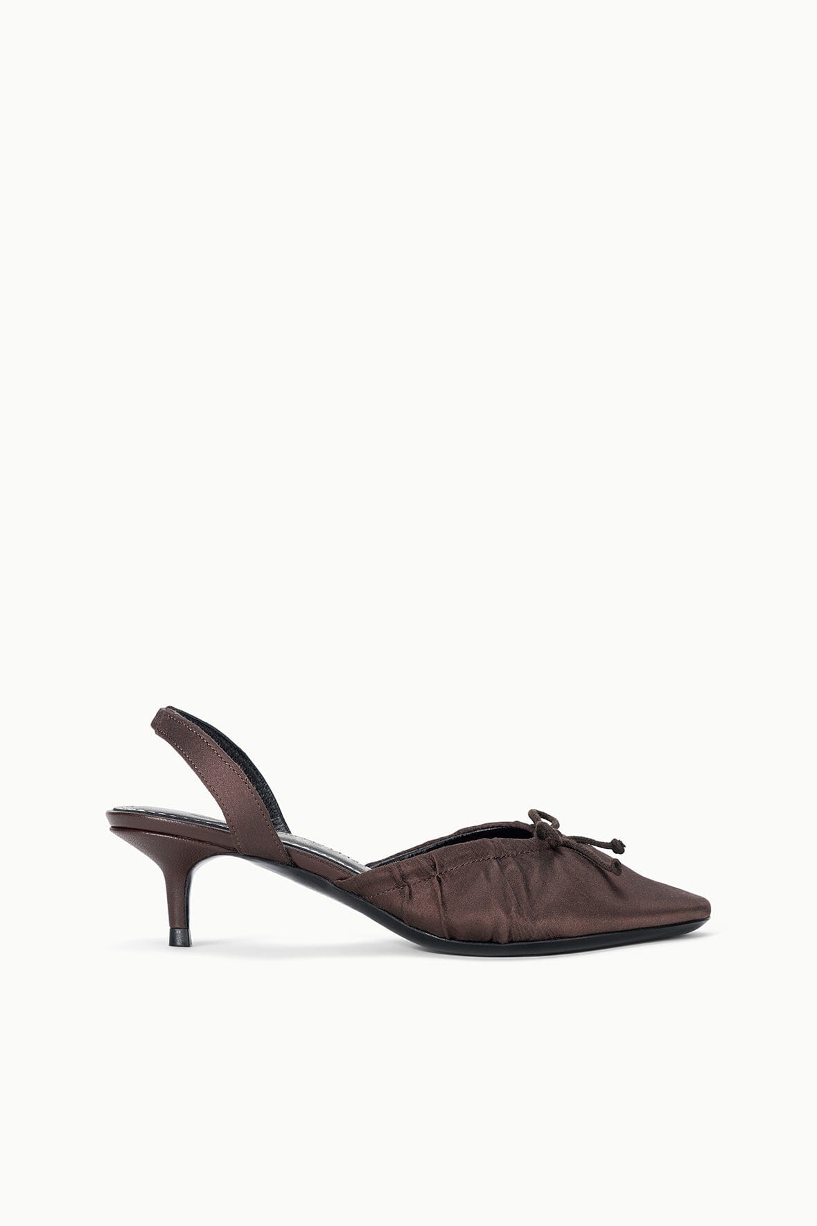 Alba Ballet Slingback Sandal | Espresso Satin