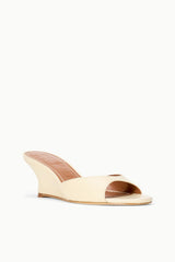 Brigitte Wedge Sandal | Cream
