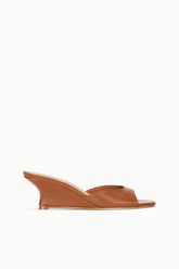 Brigitte Wedge Sandal | Tabac