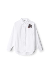 CUSTOM Kmsumu x C.BONZ CLASSIC OVERSIZED SHIRT | WHITE