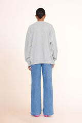 CUSTOM Kmsumu x C.BONZ OVERSIZED SWEATSHIRT | GREY